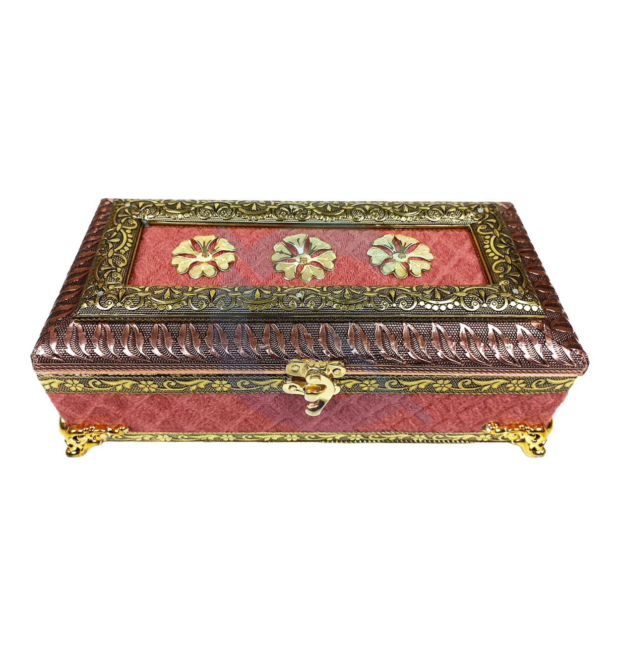 Decorative Royal Gift Box 3 Glass Jar