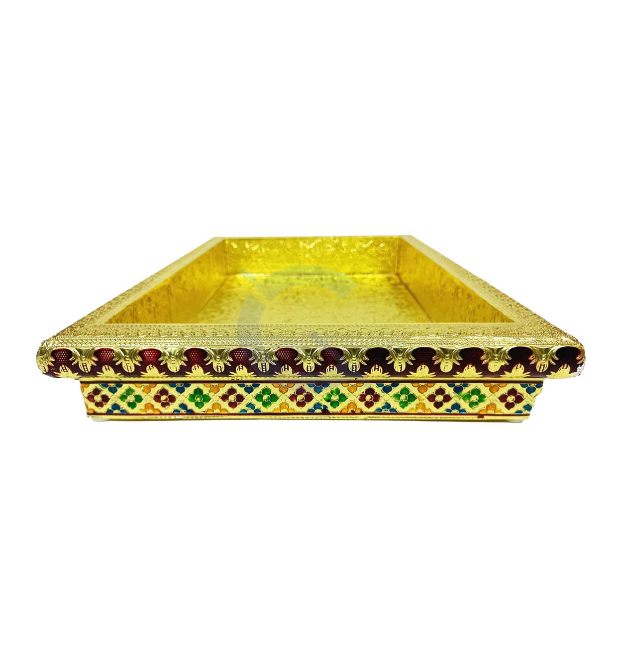 Golden Minakari Tray