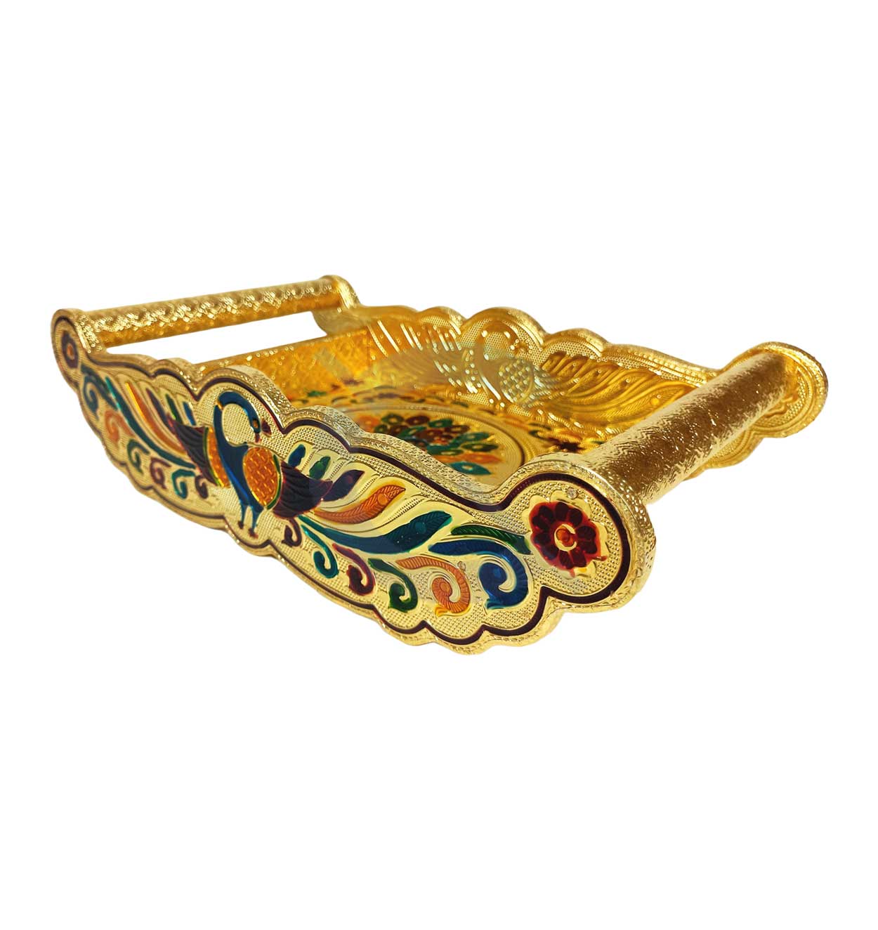 Handcarved Minakari Serving Tray